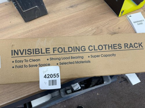 invisible folding clothes rack