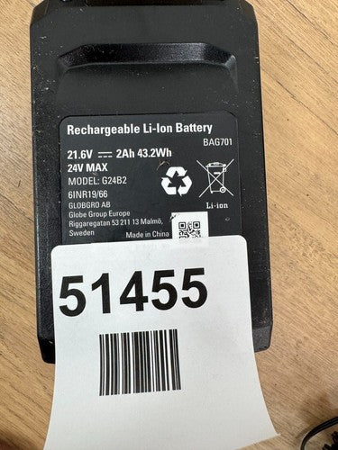 GreenWorks G24B2 Lithium-ion Battery Electric Tool and charger set of 2 — Used (photo 4)