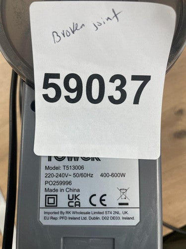 Tower VL20 Performance Corded Vacuum Cleaner - Blue/Grey (T513006) — Used (photo 5)