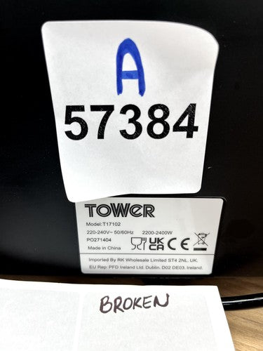 TOWER Vortx Vizion 11L Large Air Fryer Oven - Black (T17102) — Used (photo 9)