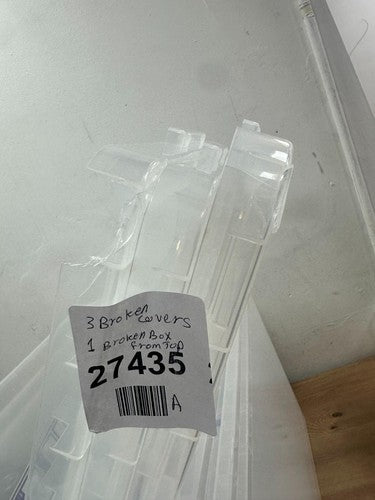 Really Useful Box Nestable Plastic Storage 83 Litre Clear