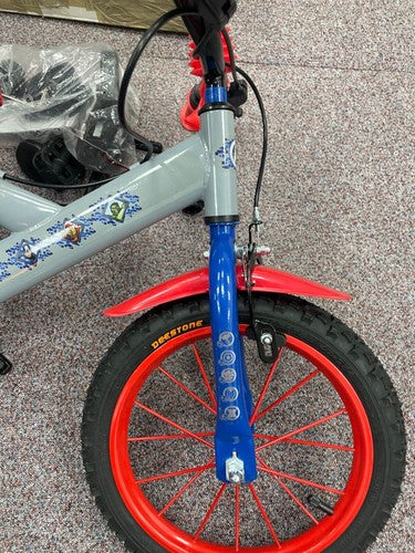 albri, Bicycle 14 inch Avengers unisex kids, blue — New (other) (photo 3)