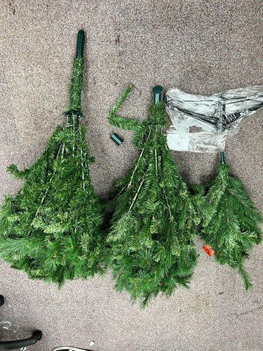WeRChristmas Victorian Pine Christmas Tree Easy Build Hinged Branches — New (other) (photo 2)