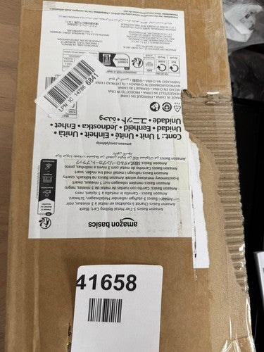 Amazon Basics 3-Tier Metal Rolling Cart, Black — New (other) (photo 5)