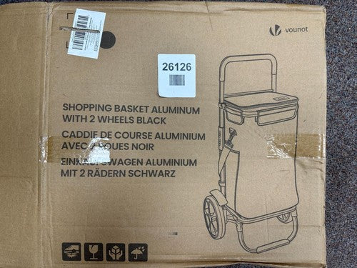 VOUNOT Folding Shopping Trolley, Aluminium Lightweight Shopping Cart — New (other) (photo 4)
