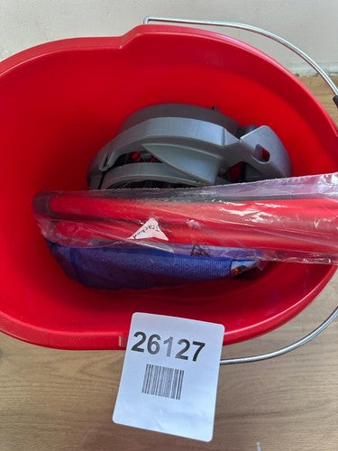 Vileda Mop & Bucket - Red/Blue — New (other) (photo 2)