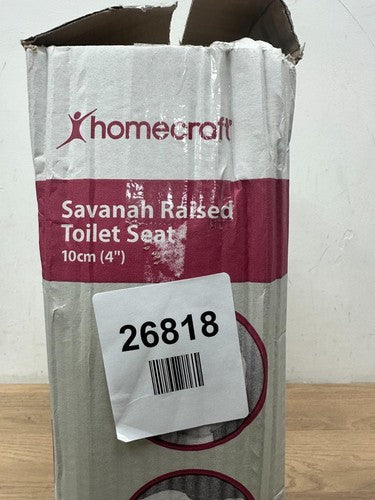 Homecraft Savanah Toilet Seat with Flap - White, 10cm — New (other) (photo 3)
