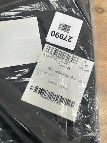 Black rolled edge silver stitch mats ferrari 488 — New (other) (photo 3)