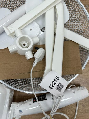 Russell Hobbs 16" Inch, Lightweight, Pedestal Fan, 3 Speeds, White -RHPPF1621-AZ — New (other) (photo 2)