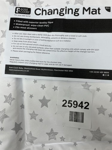 East Coast Counting Sheep Changing Mat — New (other) (photo 3)