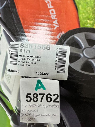 YARD FORCE LM G34А — Used (photo 5)