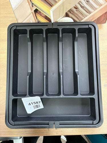 kitchen tableware storage box drawer silver/gray plastic — New (other) (photo 2)