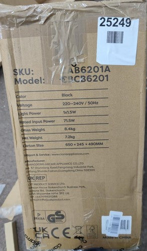CIARRA CBCB6201 60cm Chimney Cooker Hood — New (other) (photo 8)
