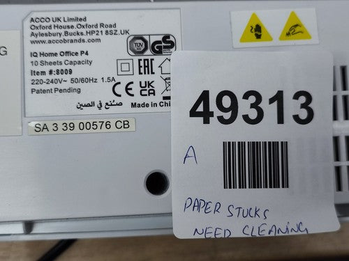 Leitz IQ Slim Home Office Paper Shredder; Din Security P4 Cross Cut — New (other) (photo 5)