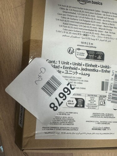 Amazon Basics 1/4 Inch Straight Instrument Auxiliary Cable — New (other) (photo 4)