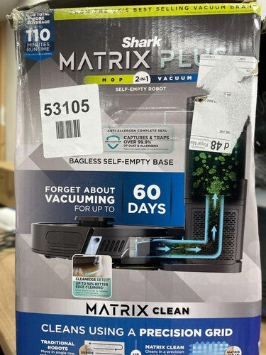 Shark Matrix Plus 2-in-1 Self-Empty Robot Vacuum Cleaner & Mop