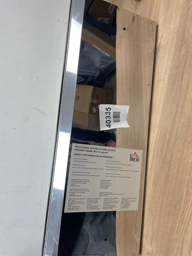Homcom 02-0548 30cm Wall-Mounted Bathroom Mirror Storage Cabinet - Silver — New (other) (photo 3)