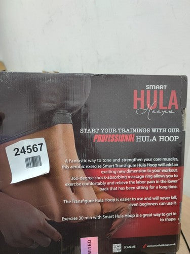Smart Hula Hoop PVC Black Fitness Hoop — New (other) (photo 3)