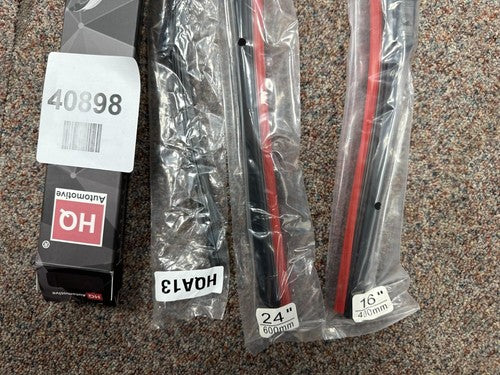 26"16" Push Button type Aero Flat Front windscreen wiper blades — New (other) (photo 2)
