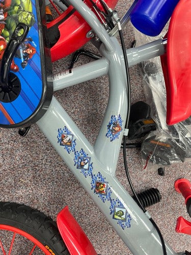 albri, Bicycle 14 inch Avengers unisex kids, blue — New (other) (photo 2)