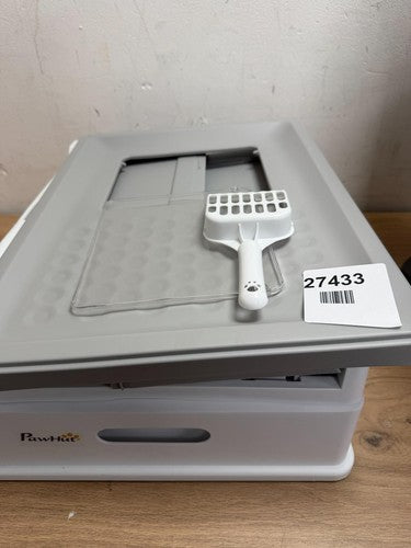 PawHut Cat Litter Tray with Hood Enclosed Cat Litter Box Pet Toilet — New (other) (photo 2)