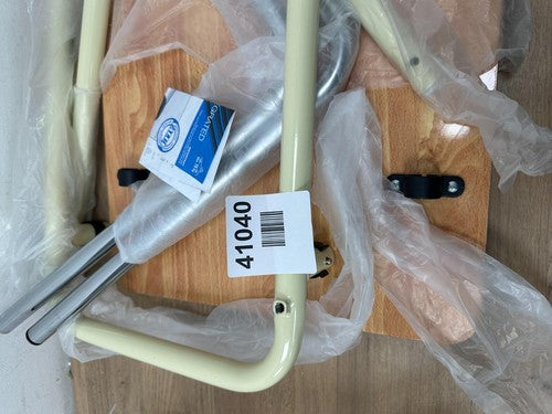 Performance Health Overbed Table With Castors Adjustable Height and Angle Port