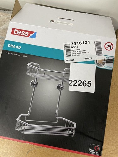 Draad Shower Caddy - Self-adhesive, High-Gloss Chromed (Read Description) — New (other) (photo 3)