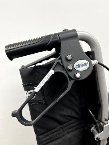 Drive Expedition Plus Lightweight Aluminium Folding Travel Transit Wheelchair — Used (photo 3)