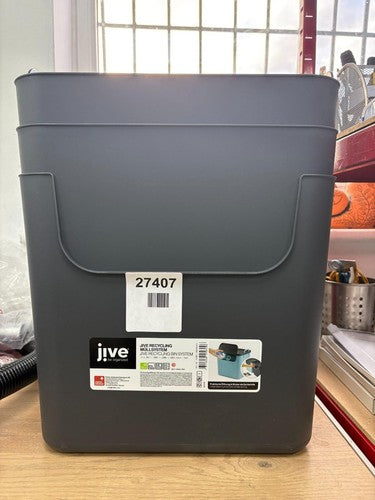 Rotho Jive Recycling Müllsystem grün Set of 3 waste separation system 30l