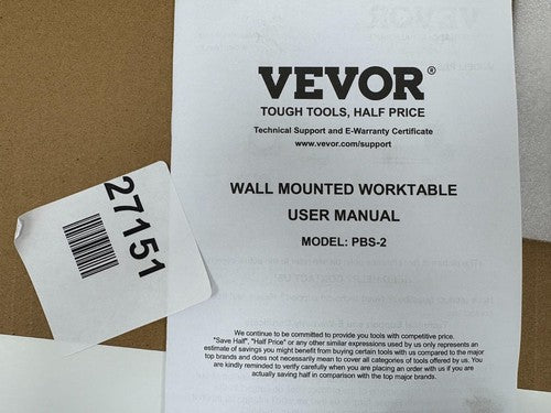 Vevor wall mounted worktable