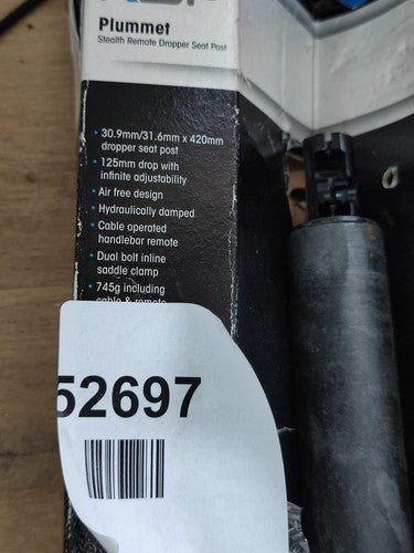 RSP Plummet Remote Stealth Dropper Seatpost — Used (photo 2)
