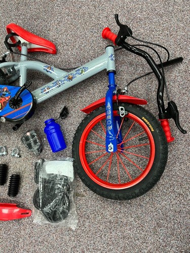 albri, 14 inch avengers unisex baby bike, blue — New (other) (photo 7)