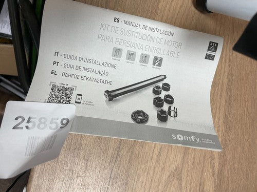 Somfy (406A2 SONESSE RTS 6/24 FC0.5M) motor — New (other) (photo 4)