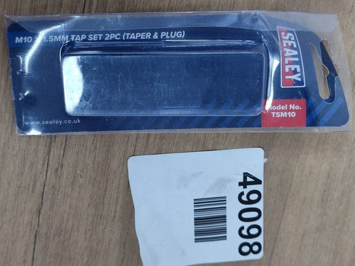 Sealey TSM10 Tap Set 2pc (Taper & Plug) M10 x 1.5mm — New (other) (photo 2)