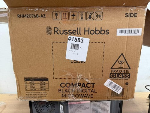 Russell Hobbs RHM2076B 800W 20L Digital Microwave - Not Heating — New (other) (photo 6)