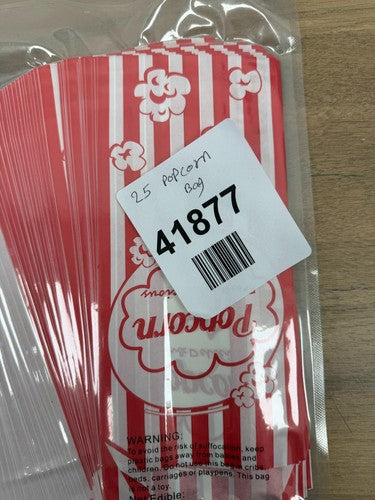Plastic Popcorn Bag — New (other) (photo 2)