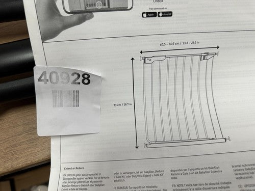 BabyDan Safety Gate - White — New (other) (photo 3)