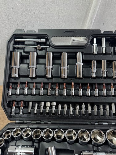 Socket Set Kit Mechanics Tool Ratchet Wrench Car Repair Toolset W/ Case — New (other) (photo 5)
