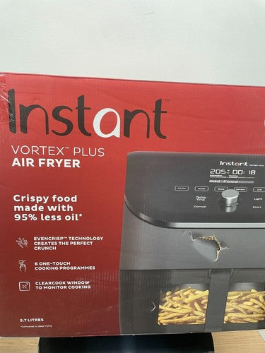 Instant Pot Vortex Plus 6-in-1 5.7L Air Fryer - Black (140-3096-01-UK) — New (other) (photo 6)