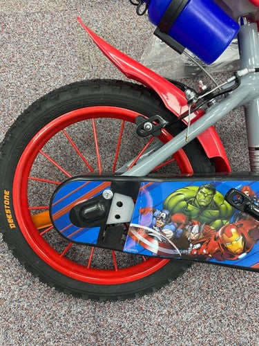 albri, Bicycle 14 inch Avengers unisex kids, blue — New (other) (photo 4)