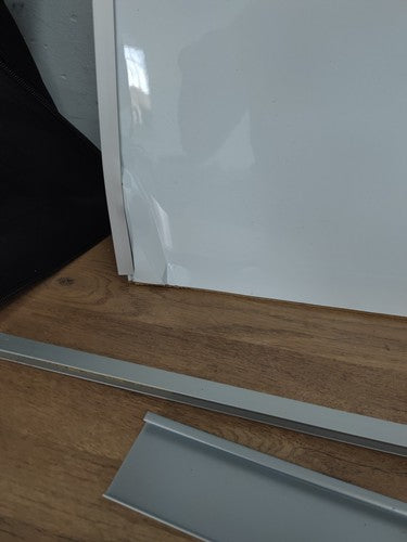 Nobo Classic Steel White / Notice Board Magnetic + Aluminium Frame — Used (photo 4)