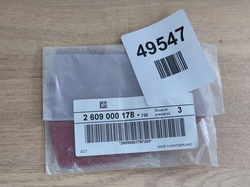 Bosch C430 sanding sheets