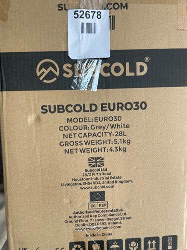 Subcold Euro30 Electric Cool Box 28L