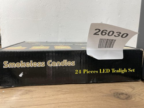 smokeless candles 24 pieces led tealigh set — New (other) (photo 2)