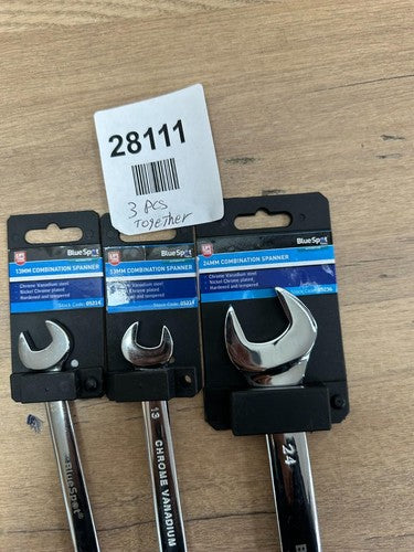BlueSpot 13mm Chrome Vanadium Ratchet Spanner Fixed Head- 3 pieces — New (other) (photo 4)