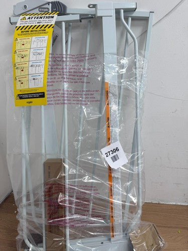 Regalo Walk Thru Baby Gate Metal 29–37.5" Wide silver/platinum — New (other) (photo 2)