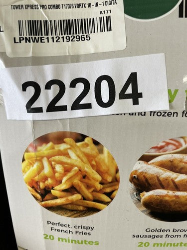 Tower Xpress Pro 11L Digital Air Fryer - T17076 — New (other) (photo 6)