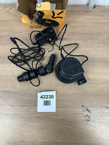 Electric Air Pump for Inflatables 3 Nozzles AC 240V/DC 12V 50W High Power New