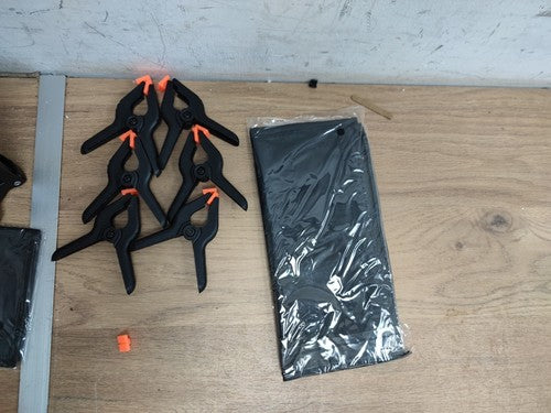 Adjustable Telescopic Photo Backdrop Stand Kit With Spring Clamp For Portrait — New (other) (photo 5)