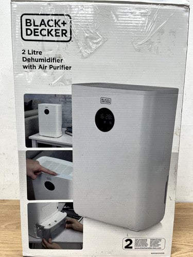 BLACK+DECKER BXEH60002GB 2L Dehumidifier - Read Description